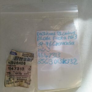 Alternative view of Genuine Ford Fiesta Mk3 Dashboard Blanking Plate NOS 1647313 85GB-013K732